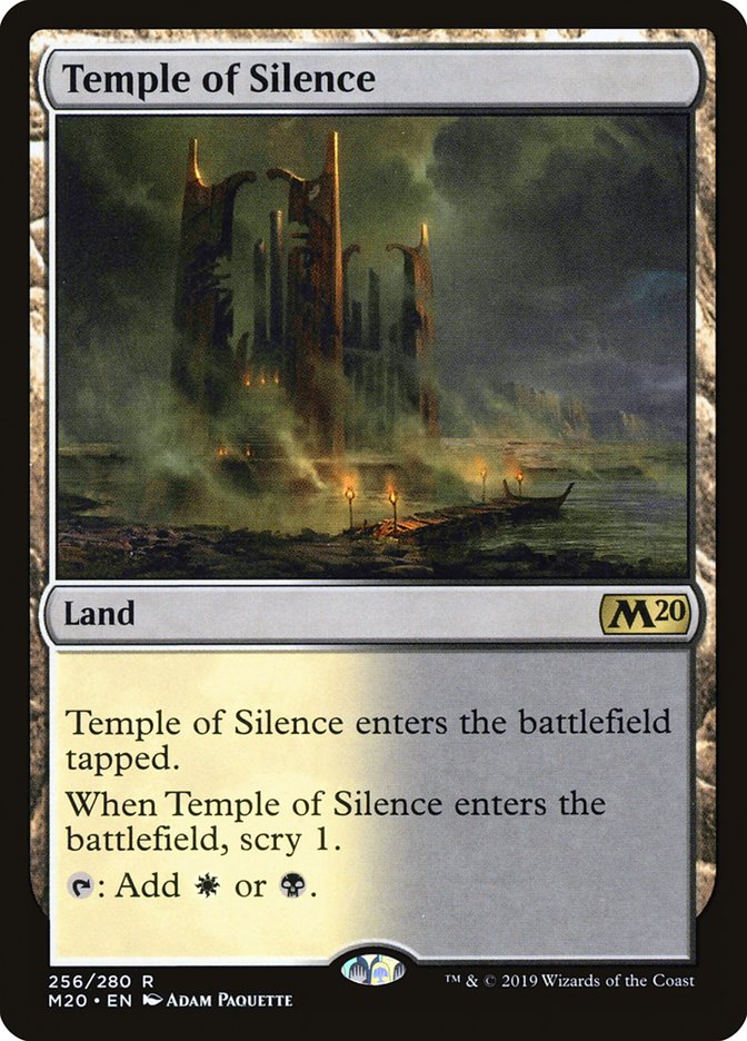 Temple of Silence [Core Set 2020] | Rook's Games and More