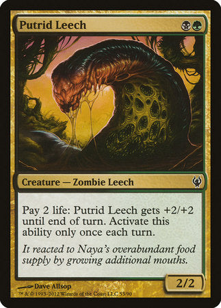 Putrid Leech [Duel Decks: Izzet vs. Golgari] | Rook's Games and More