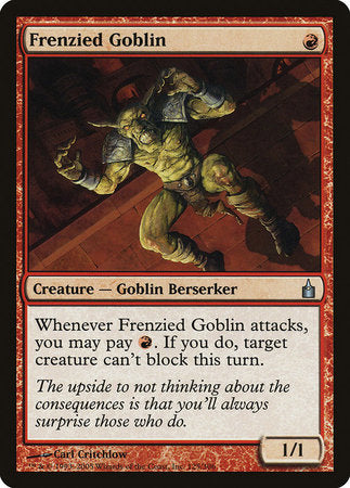 Frenzied Goblin [Ravnica: City of Guilds] | Rook's Games and More
