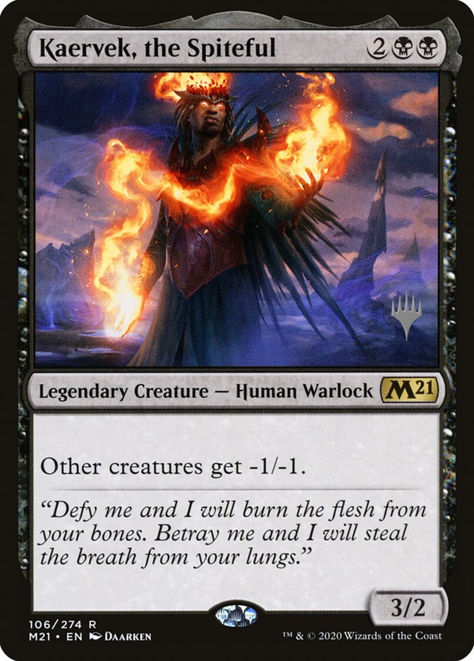 Kaervek, the Spiteful (Promo Pack) [Core Set 2021 Promos] | Rook's Games and More