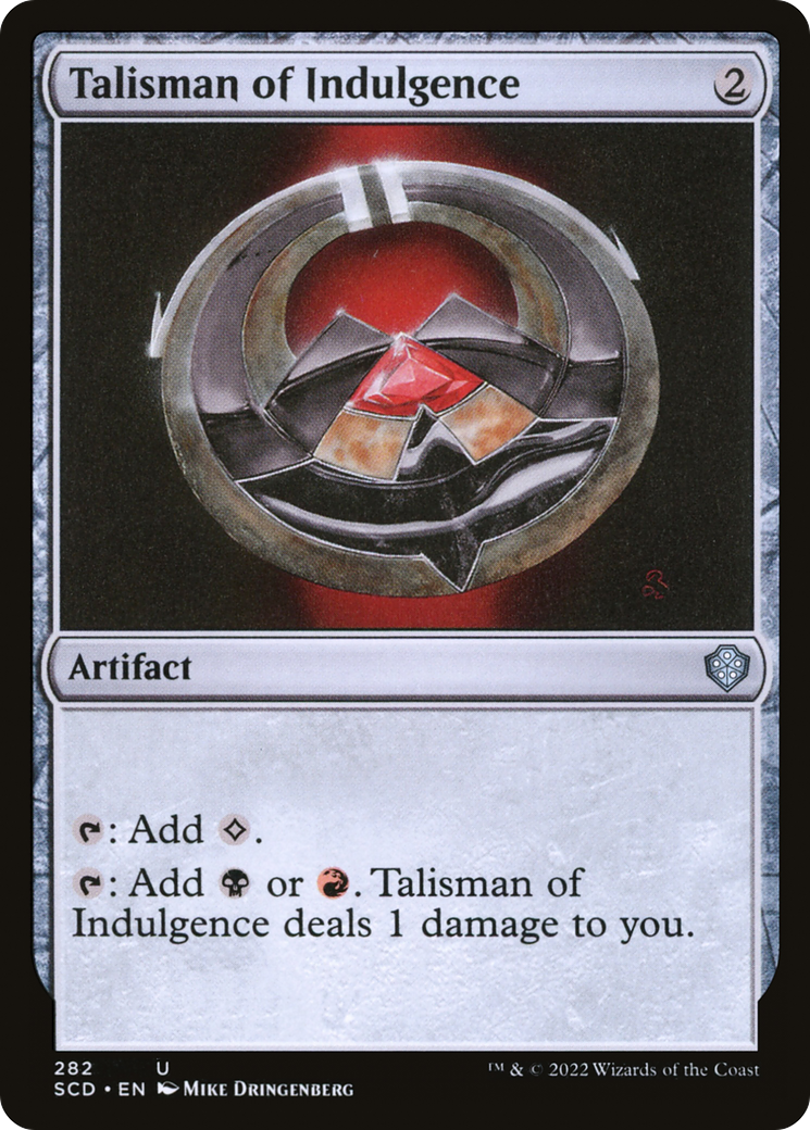 Talisman of Indulgence [Starter Commander Decks] | Rook's Games and More