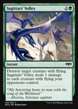 Sagittars' Volley [Ravnica Allegiance] | Rook's Games and More