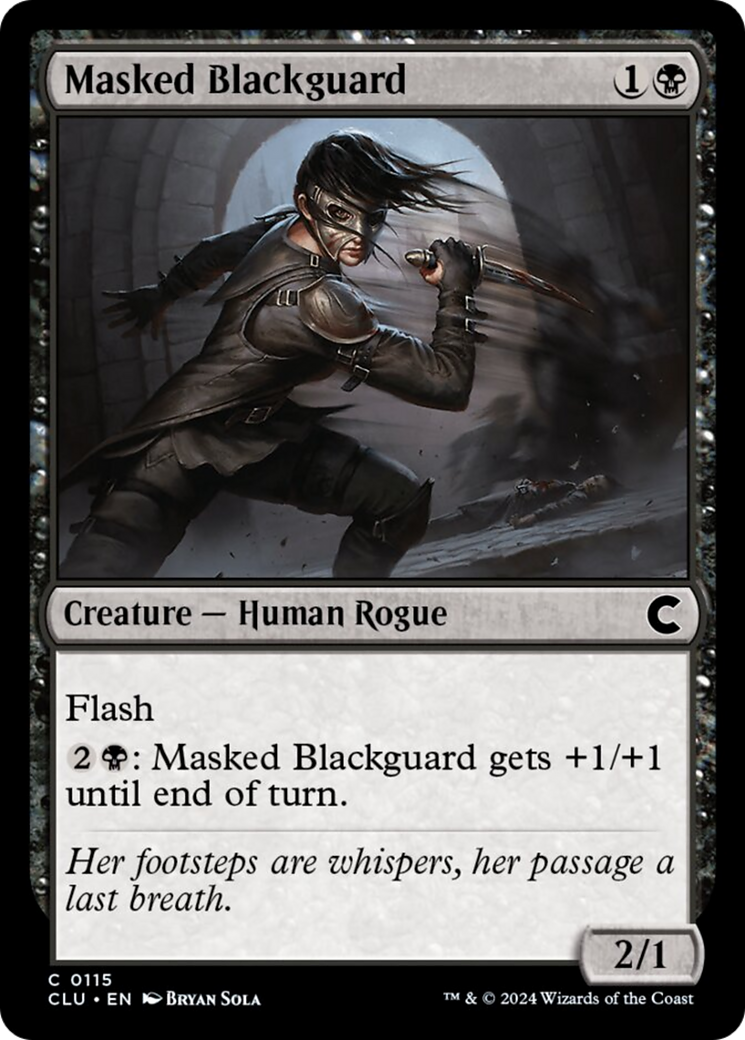 Masked Blackguard [Ravnica: Clue Edition] | Rook's Games and More