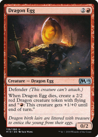 Dragon Egg [Core Set 2019] | Rook's Games and More