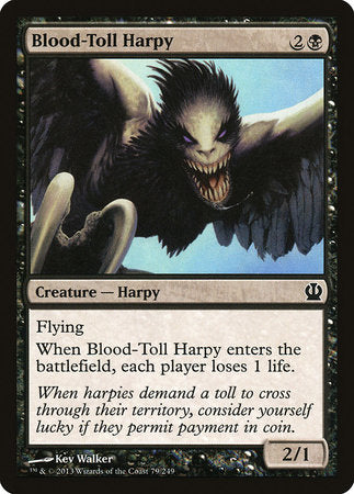Blood-Toll Harpy [Theros] | Rook's Games and More