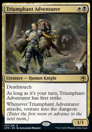 Triumphant Adventurer (Promo Pack) [Dungeons & Dragons: Adventures in the Forgotten Realms Promos] | Rook's Games and More