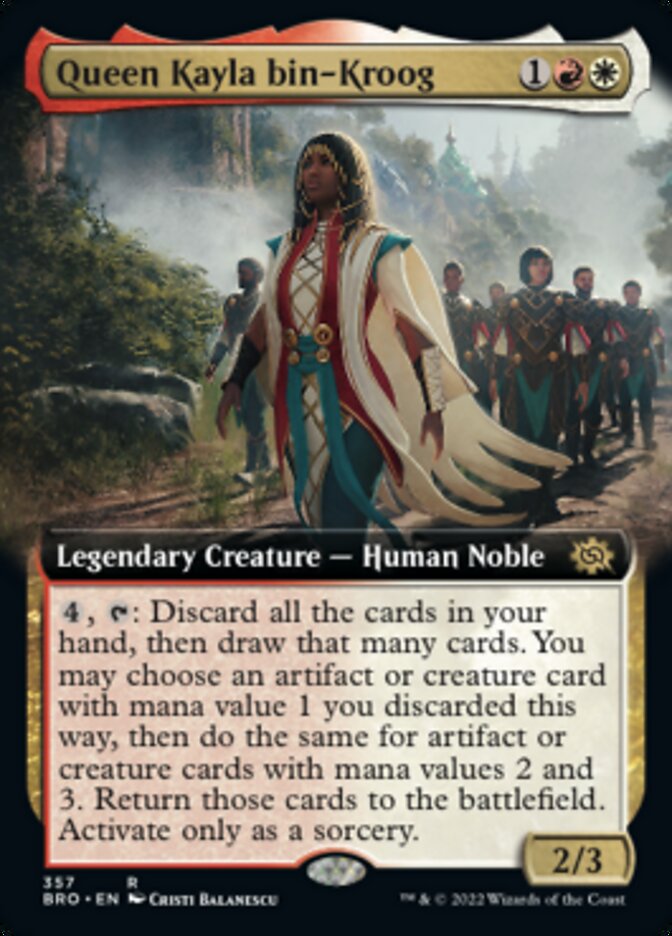 Queen Kayla bin-Kroog (Extended Art) [The Brothers' War] | Rook's Games and More