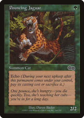 Pouncing Jaguar [Urza's Saga] | Rook's Games and More