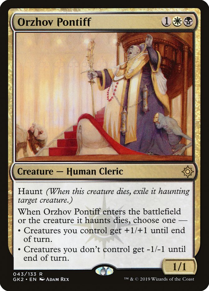 Orzhov Pontiff [Ravnica Allegiance Guild Kit] | Rook's Games and More