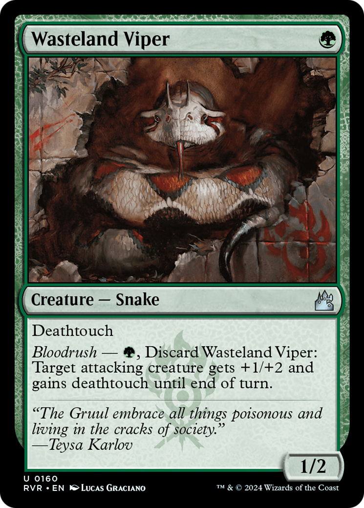 Wasteland Viper [Ravnica Remastered] | Rook's Games and More