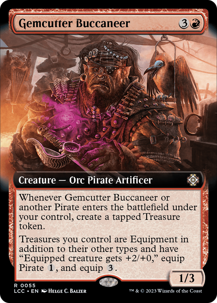 Gemcutter Buccaneer (Extended Art) [The Lost Caverns of Ixalan Commander] | Rook's Games and More