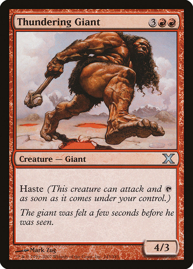 Thundering Giant [Tenth Edition] | Rook's Games and More