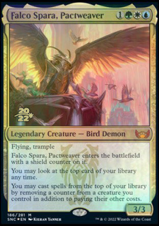 Falco Spara, Pactweaver [Streets of New Capenna Prerelease Promos] | Rook's Games and More