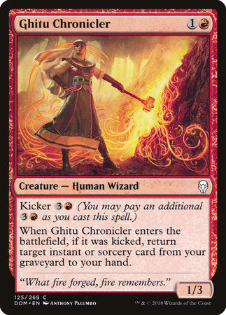 Ghitu Chronicler [Dominaria] | Rook's Games and More