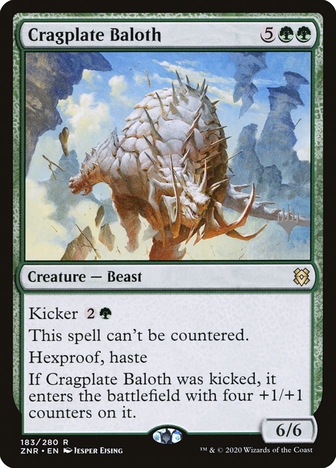 Cragplate Baloth (Promo Pack) [Zendikar Rising Promos] | Rook's Games and More