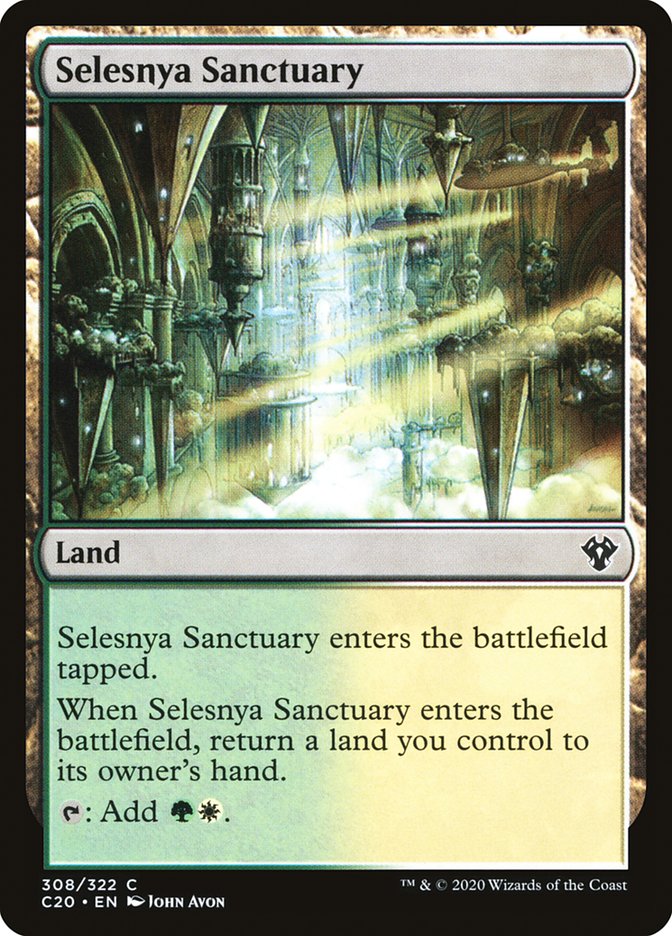 Selesnya Sanctuary [Commander 2020] | Rook's Games and More