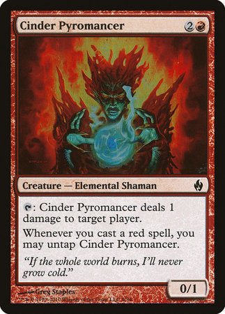 Cinder Pyromancer [Premium Deck Series: Fire and Lightning] | Rook's Games and More