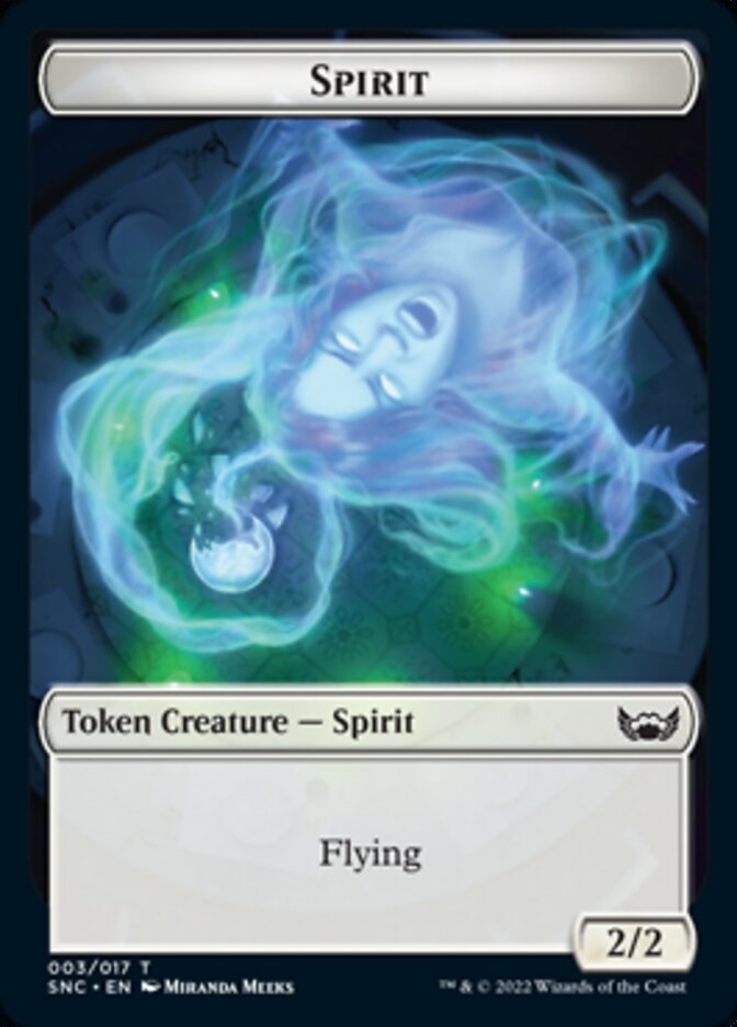 Spirit Token [Streets of New Capenna Tokens] | Rook's Games and More