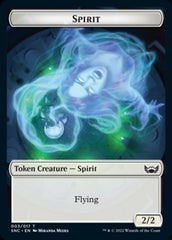 Devil // Spirit Double-sided Token [Streets of New Capenna Tokens] | Rook's Games and More