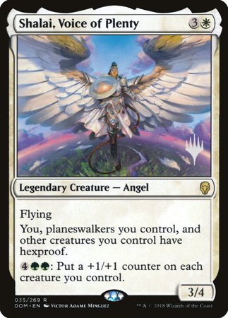 Shalai, Voice of Plenty [Dominaria Promos] | Rook's Games and More