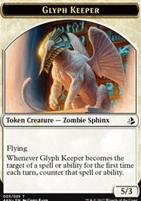 Glyph Keeper // Warrior Token [Amonkhet Tokens] | Rook's Games and More