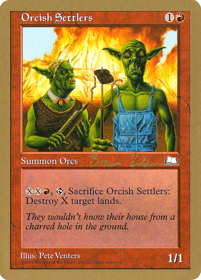 Orcish Settlers (Brian Selden) [World Championship Decks 1998] | Rook's Games and More