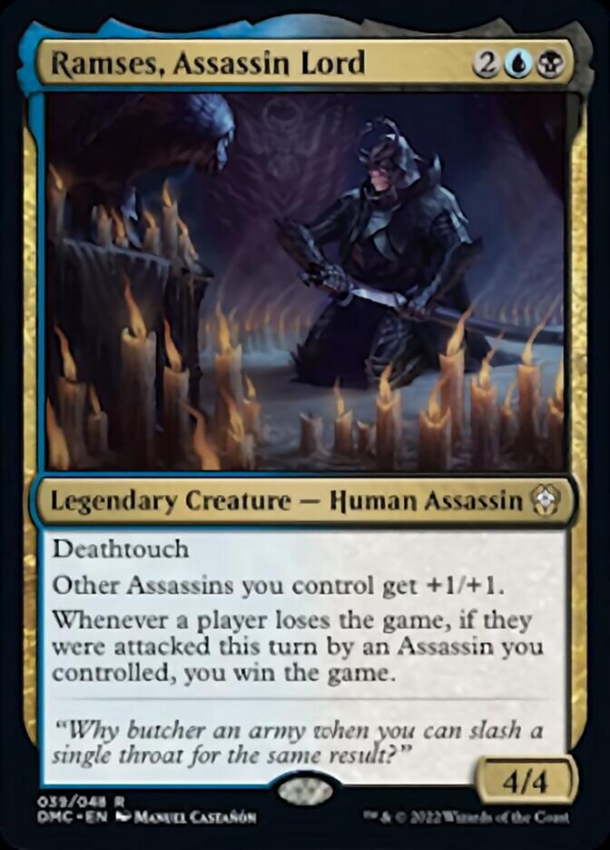 Ramses, Assassin Lord [Dominaria United Commander] | Rook's Games and More