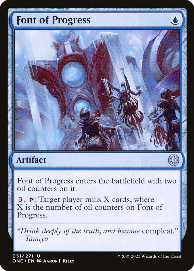 Font of Progress [Phyrexia: All Will Be One] | Rook's Games and More