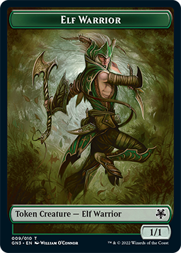 Soldier // Elf Warrior Double-Sided Token [Game Night: Free-for-All Tokens] | Rook's Games and More