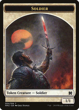 Soldier Token [Modern Masters 2015 Tokens] | Rook's Games and More