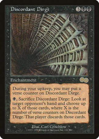 Discordant Dirge [Urza's Saga] | Rook's Games and More