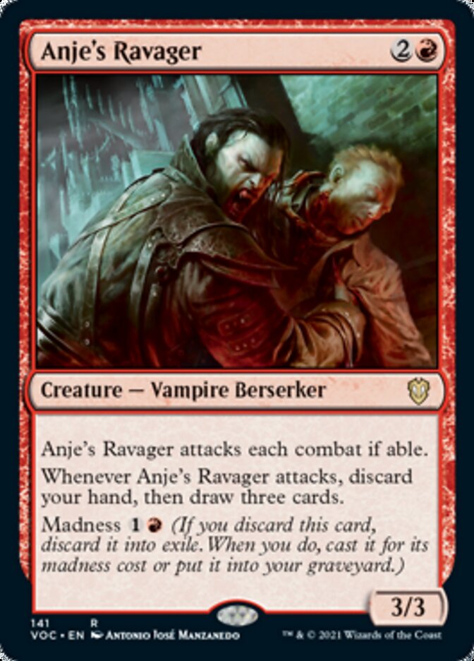 Anje's Ravager [Innistrad: Crimson Vow Commander] | Rook's Games and More