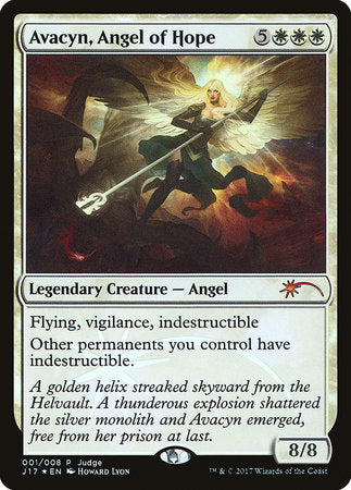 Avacyn, Angel of Hope [Judge Gift Cards 2017] | Rook's Games and More