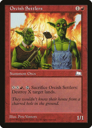 Orcish Settlers [Weatherlight] | Rook's Games and More