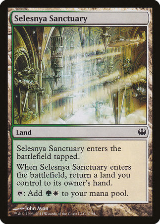 Selesnya Sanctuary [Duel Decks: Knights vs. Dragons] | Rook's Games and More