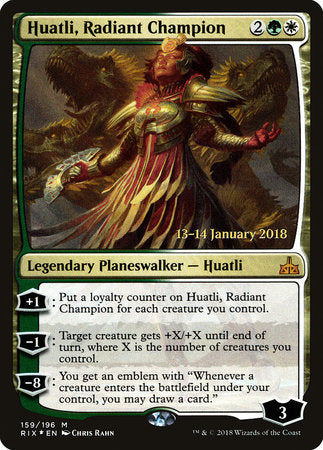 Huatli, Radiant Champion [Rivals of Ixalan Promos] | Rook's Games and More