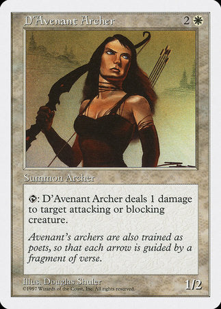 D'Avenant Archer [Fifth Edition] | Rook's Games and More