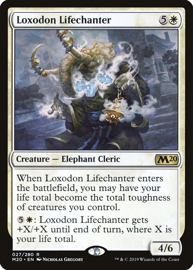 Loxodon Lifechanter [Core Set 2020] | Rook's Games and More