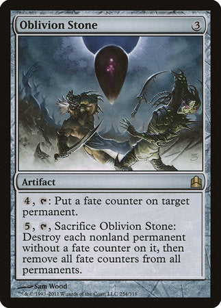 Oblivion Stone [Commander 2011] | Rook's Games and More