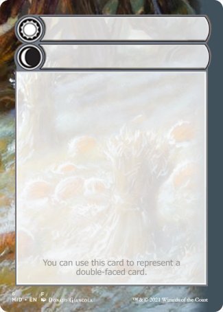 Helper Card (6/9) [Innistrad: Midnight Hunt Tokens] | Rook's Games and More