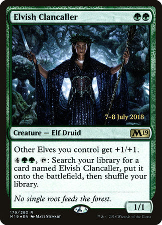 Elvish Clancaller [Core Set 2019 Promos] | Rook's Games and More