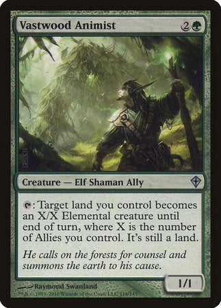 Vastwood Animist [Worldwake] | Rook's Games and More