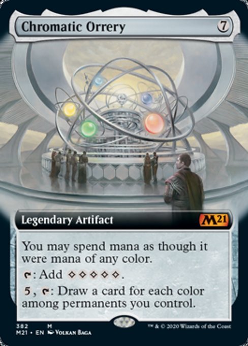 Chromatic Orrery (Extended Art) [Core Set 2021] | Rook's Games and More