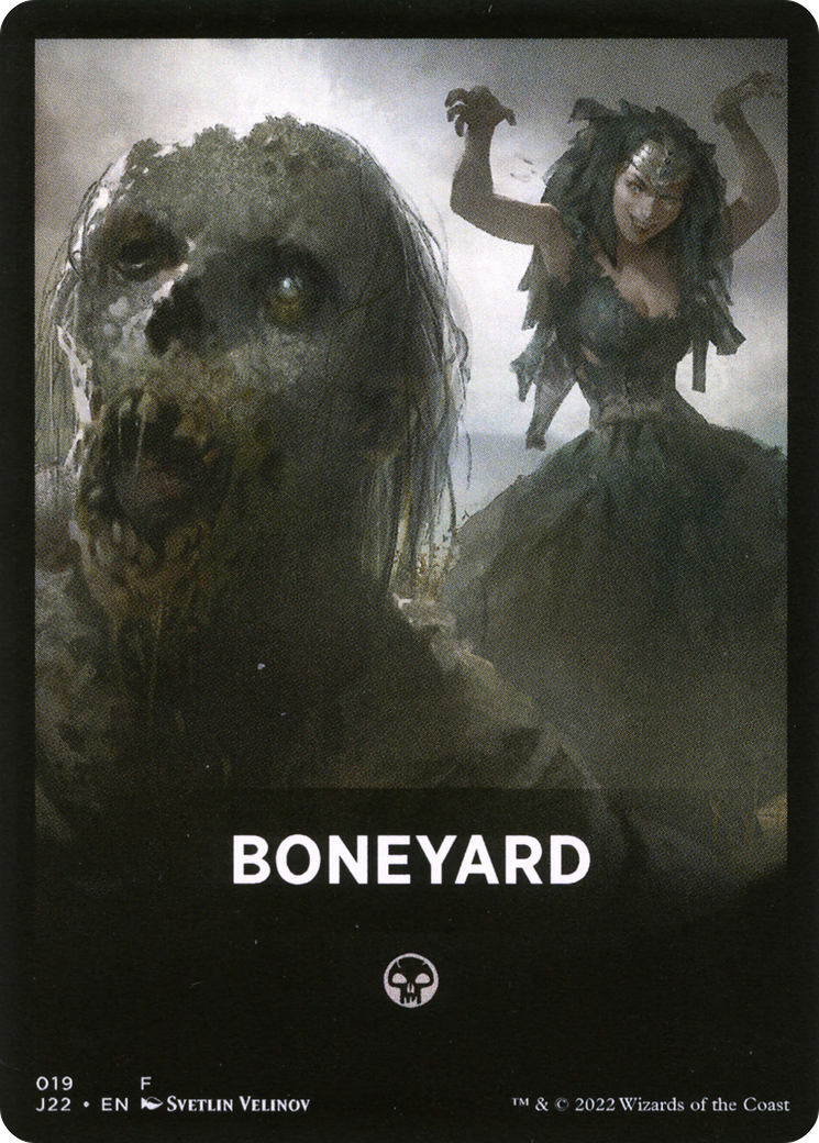 Boneyard Theme Card [Jumpstart 2022 Front Cards] | Rook's Games and More