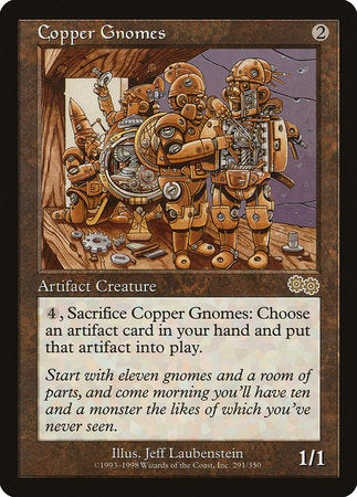 Copper Gnomes [Urza's Saga] | Rook's Games and More