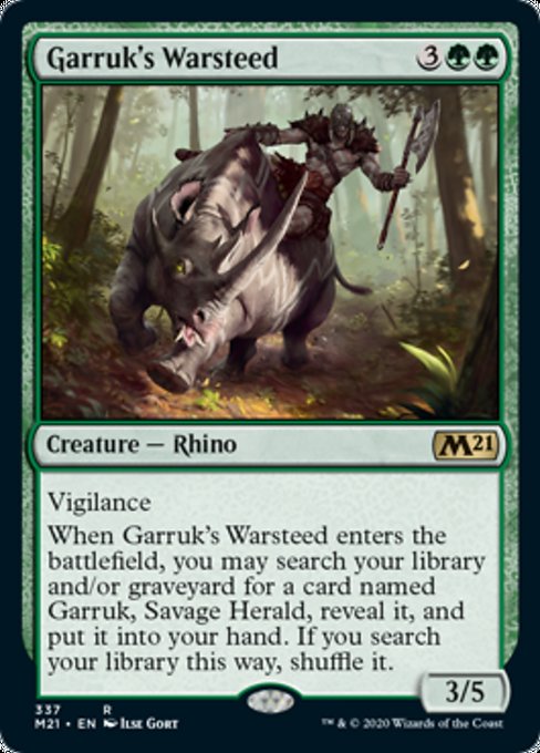 Garruk's Warsteed [Core Set 2021] | Rook's Games and More