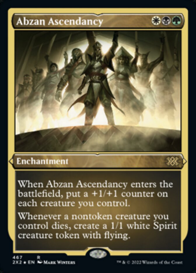Abzan Ascendancy (Foil Etched) [Double Masters 2022] | Rook's Games and More
