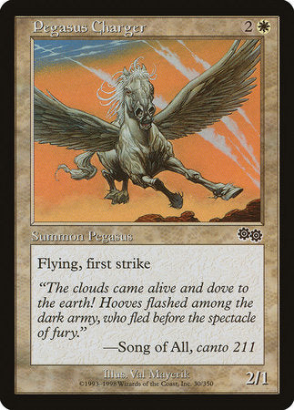 Pegasus Charger [Urza's Saga] | Rook's Games and More