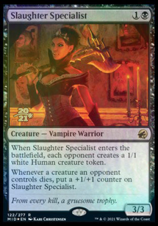 Slaughter Specialist [Innistrad: Midnight Hunt Prerelease Promos] | Rook's Games and More