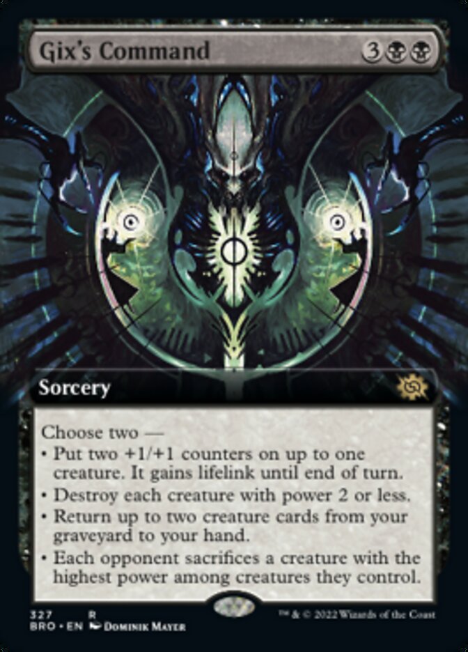 Gix's Command (Extended Art) [The Brothers' War] | Rook's Games and More